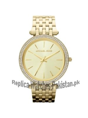 Michael Kors Darci Glitz Gold Dial Pave Bezel Ladies Watch Price in Pakistan