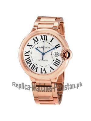 Cartier Ballon Bleu Men's Rose Gold Watch Price in Pakistan