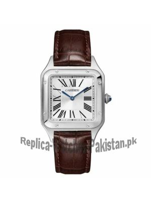 Cartier Santos Dumont Brown Strap Watch Price in Pakistan