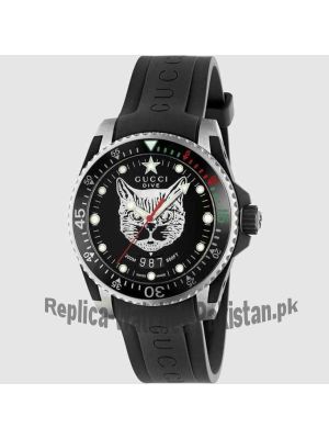 Gucci Dive Black Watch Price in Pakistan