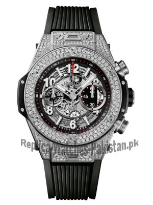 Hublot Big Bang Unico Titanium & Diamonds Pave Watch Price in Pakistan