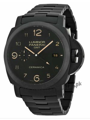 Panerai Luminor 1950 Tuttonero GMT Black Dial Black Ceramic Men's Watch Price in Pakistan