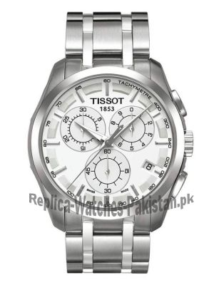 Tissot Couturier Chronograph White Dial Men Watch  Price in Pakistan
