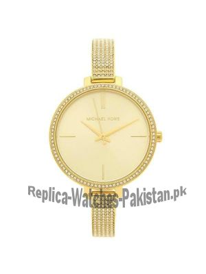 Michael Kors Jaryn Crystal Gold Sunray Dial Ladies Watch Price in Pakistan