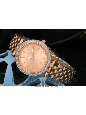 Michael Kors Ladies Rose Gold Watch Price in Pakistan