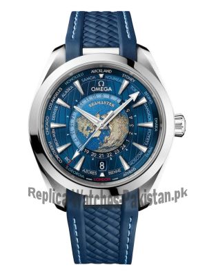 Omega Seamaster Aqua Terra Worldtimer Blue Watch Price in Pakistan