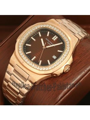 Patek Philippe Nautilus Brown Dial Watch Price in Pakistan