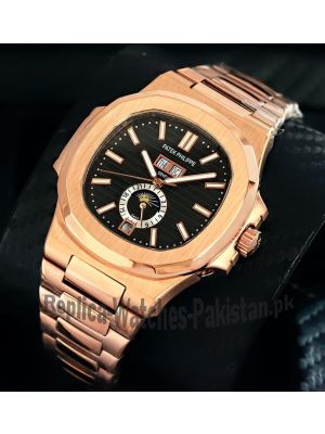 Patek Philippe Nautilus Rose Gold DayDate Watch Price in Pakistan