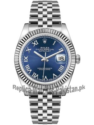 Rolex Datejust 36 Blue Roman Numeral Dial Watch Price in Pakistan