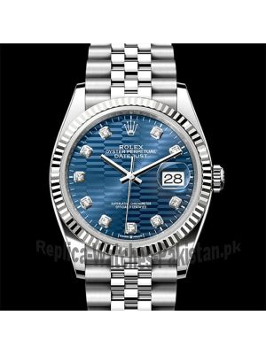 Rolex Datejust 40 Blue Fluted Motif Dial Watch Price in Pakistan