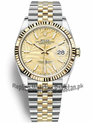 Rolex Datejust 41 Champagne Palm Motif Dial Watch  (2022) Price in Pakistan