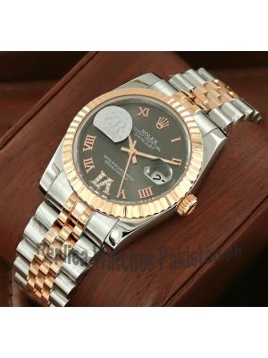 Rolex Datejust Two Tone Swiss Watch Price in Pakistan