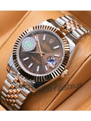 Rolex Datejust II Brown Dial Two Tone Watch Price in Pakistan