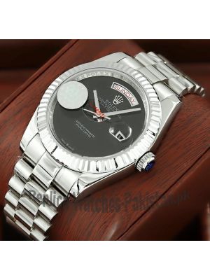Rolex Day-Date Black Onyx Dial Watch Price in Pakistan