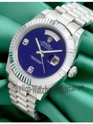 Rolex Day-Date Onyx Blue Dial Watch Price in Pakistan