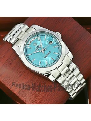 Rolex Day Date 40 Ice Blue Dial Watch Price in Pakistan
