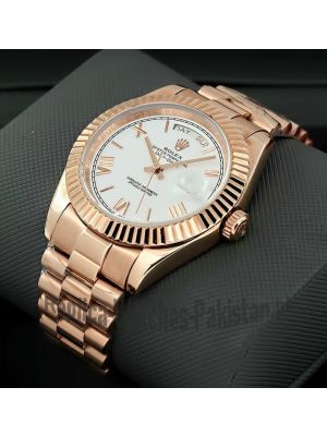 Rolex Datejust  White Dial Watch Price in Pakistan