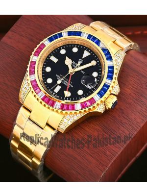 Rolex GMT-Master II Diamond Bezel Watch  Price in Pakistan