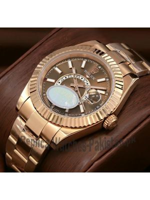 Rolex Sky Dweller Rose Gold Men's Watch Price in Pakistan