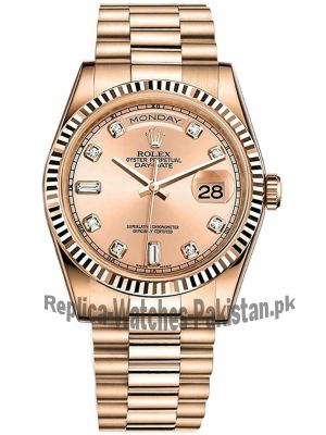 Rolex Day Date President Rose Gold Watch Price in Pakistan