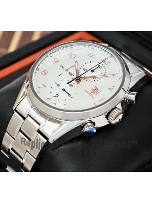 Tag Heuer Carrera Calibre 1887Chronograph 43mm White Dial Watch Price in Pakistan