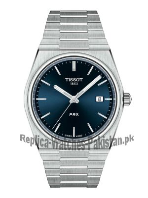 Tissot PRX Silver Stainless Steel Blue Dial Quartz Watch for Gents Price in Pakistan
