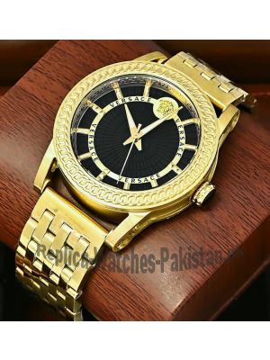 Versace Men's Gold Tone Watch Price in Pakistan