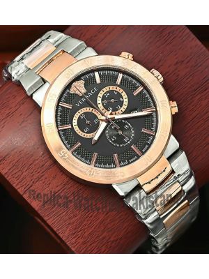Versace Chronograph Mens Two Tone Watch Price in Pakistan