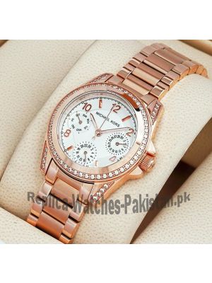 Michael Kors Unisex Rose Gold Watch Price in Pakistan
