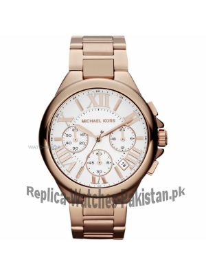 MICHAEL KORS  Oversized Bradshaw Rose Gold-Tone Watch Price in Pakistan