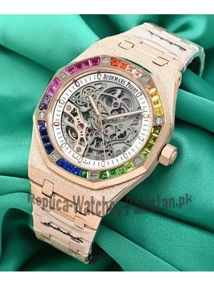 Audemars Piguet Royal Oak Skeleton Frosted Watch Price in Pakistan