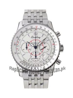 Breitling Montbrillant Chronograph White Dial Watch Price in Pakistan