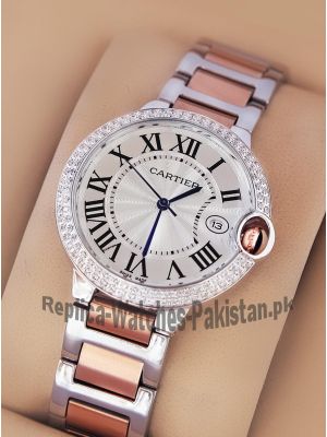 Cartier Ballon Bleu Two Tone Watch  Price in Pakistan