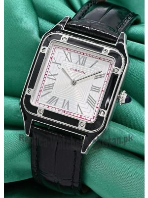 Cartier Santos Dumont Black Watch Price in Pakistan