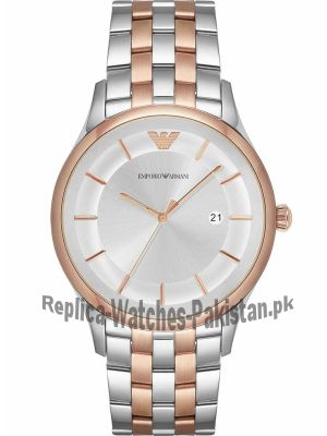 Emporio Armani AR11044 Lambda Silver Dial Men's Watch AR11044  (Same as Original) Price in Pakistan