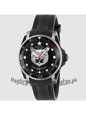 Gucci Dive Black Watch Price in Pakistan