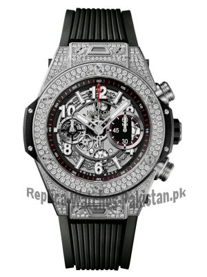 Hublot Big Bang Unico Titanium & Diamonds Pave Watch Price in Pakistan