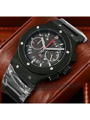 Hublot Classic Fusion Skeleton Dial Black Watch Price in Pakistan
