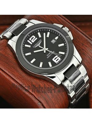 Longines Conquest Black Ceramic Mens Watch Price in Pakistan
