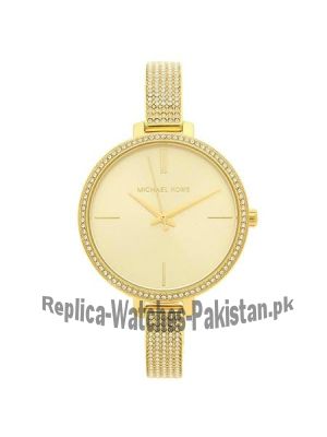 Michael Kors Jaryn Crystal Gold Sunray Dial Ladies Watch Price in Pakistan