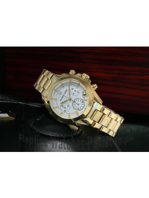 Michael Kors Women's Gold Tone Chronograph Watch  Price in Pakistan