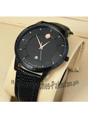 Movado Men's Analog Display Black Watch Price in Pakistan