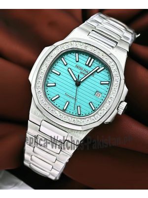 Patek Philippe Nautilus Diamond Bezel Watch Price in Pakistan