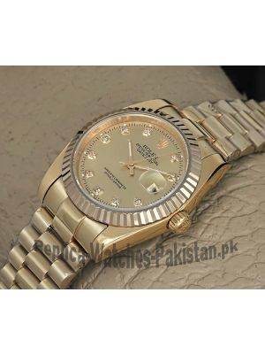 Rolex Date-Just Diamind Dial Watch Price in Pakistan