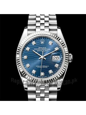 Rolex Datejust 40 Blue Fluted Motif Dial Watch Price in Pakistan