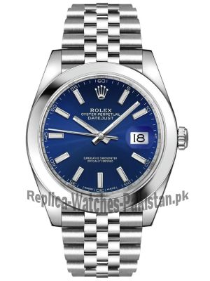 Rolex Datejust 41 Blue Dial Steel Men's Watch Price in Pakistan