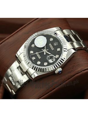 Rolex Datejust Black Computer Dial Watch Price in Pakistan