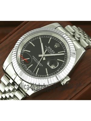 Rolex DateJust Black Dial Watch Price in Pakistan