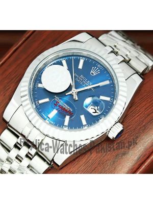 Rolex Datejust Blue Dial Watch  (2021) Price in Pakistan