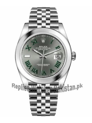 Rolex Datejust Gray Wimbledon Dial Watch  (2022) Price in Pakistan